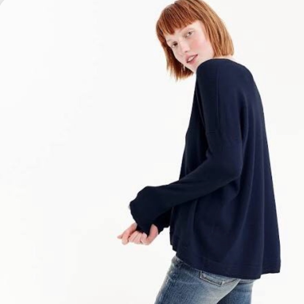 Cashmere v-neck boyfriend sweater